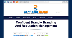 Desktop Screenshot of confidentbrand.com
